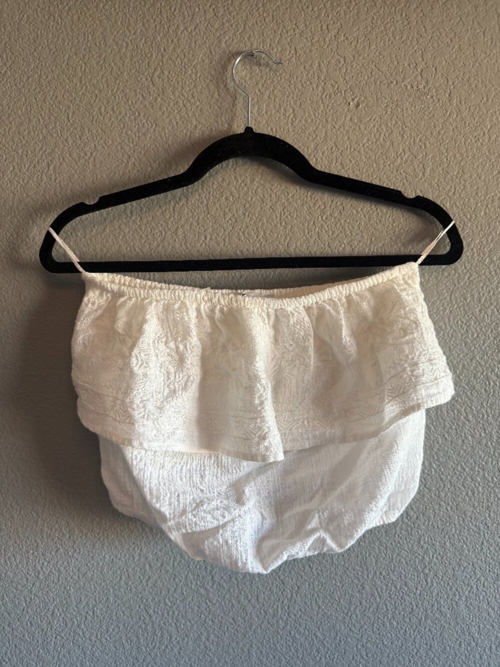Hollister Embroidered Tube Top